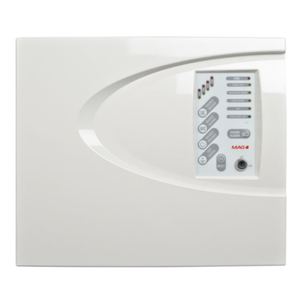 TELETEK MAG8P Central de 8 zonas. Hasta 20 detectores por zona. Caja de plástico