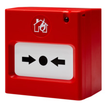 TELETEK SensoIRIS-MCP150 Pulsador analógico rearmable con aislador. Incluye llave rearme