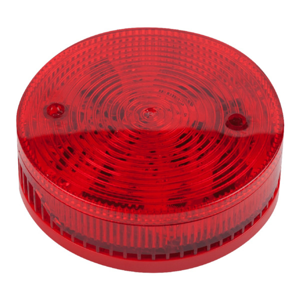 TELETEK SF100RSST Sirena de incendio interior de montaje en pared, con luz estroboscópica. EN54. Rojo (1)