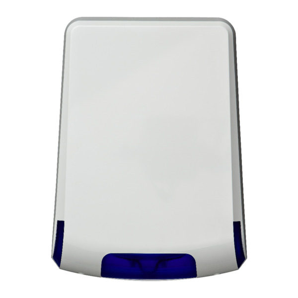 TELETEK SR300BBM Sirena Exterior Flasch Azul Vertical. Batería integrada 9V. Grado 2 (1)