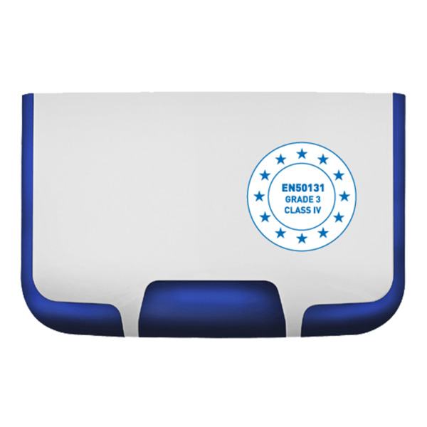 TELETEK SR400 Sirena exterior flash azul 12V horizontal. Grado3