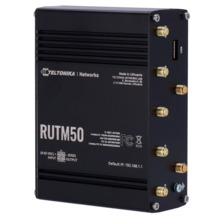 Teltonika Router Industrial 5G - 5G Sub-6Ghz SA/NSA Doble SIM - 5 puertos 10/100/1000Mbps - Hasta 3,4Gbps Descarga | 550 Mbps Su