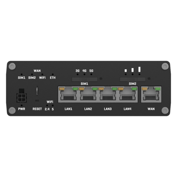 Teltonika RUTX50 Router Teltonika Industrial 5G 4G LTE (2 SIM), Wi-Fi , 5p Ethernet (2)