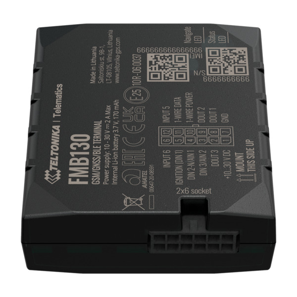 TELTONIKA TK-FMB130 Tracker avanzado para vehículos - Conexión cableado interno - Instalación oculta bajo salpicadero - 2G y BLE (5)