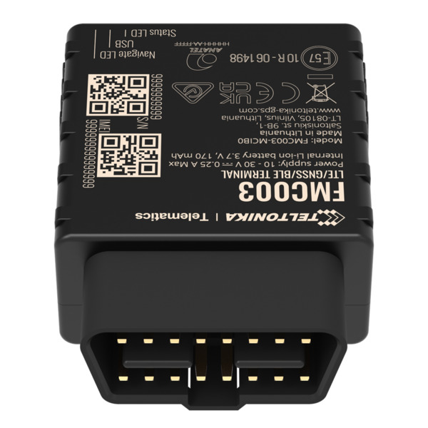 TELTONIKA TK-FMC003 Tracker Plug &amp; Play para vehículos - Conexión OBD - Instalación rápida y accesible - 4G, 2G y BLE para T (3)