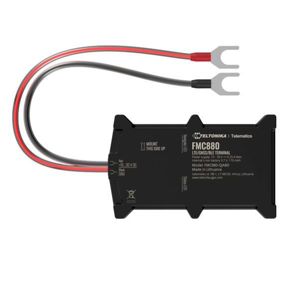 TELTONIKA TK-FMC880 Tracker Plug &amp; Play para vehículos - Conexión batería de vehículo - Instalación oculta bajo capó - 4G y