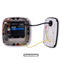 TELTONIKA TK-PR1IC860 Teltonika Antena de exterior Industrial  - 4G Combo LTE/Wi-Fi - Montaje en poste/mástil - Conectores SMA - (8)