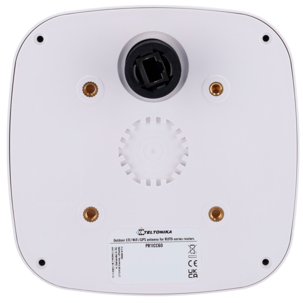 TELTONIKA TK-PR1ICC60 Teltonika Antena de exterior Industrial  - 4G Combo LTE/Wi-Fi/GNSS - Montaje en poste/mástil - Conectores (3)