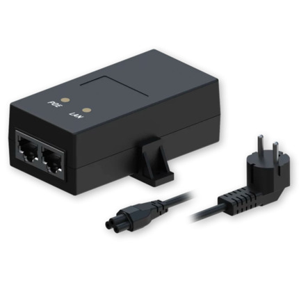 Comprar TELTONIKA TK-PR324EUB Inyector PoE Pasivo - Entrada/Salida RJ45 10/100/1000 Mbps - 24V 1A - Distancia máxima 100 m - Compatible con TK-PR1ICA70 y TK-PR1IC970 - Estabilizado y protegido