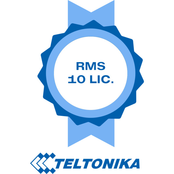 TELTONIKA TK-RMS-10LIC Licencias Plataforma Teltonika RMS - Pack de 10 Licencias (Créditos) - Monitorización remota Router Telto