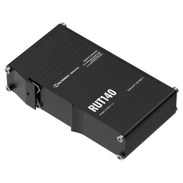 TELTONIKA TK-RUT140 Teltonika Router Industrial - Wi-Fi 4 - 2 puertos Fast Ethernet RJ45 - Tamaño ultracompacto - Alimentable co (1)