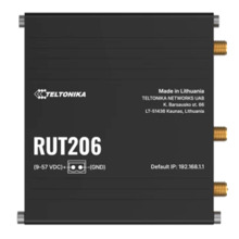 TELTONIKA TK-RUT206 Teltonika Router 4G Industrial - 2 puertos Ethernet RJ45 Fast Ethernet - Dual Sim 4G (LTE) Cat 4 hasta 150Mb