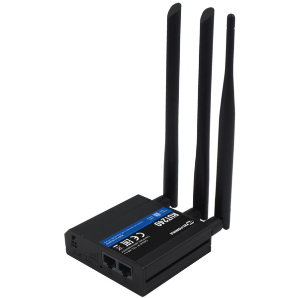 TELTONIKA TK-RUT240 Teltonika Router 4G Industrial - 2 puertos Ethernet RJ45 Fast Ethernet - 4G (LTE) Cat 4 hasta 150Mbps - 1x E