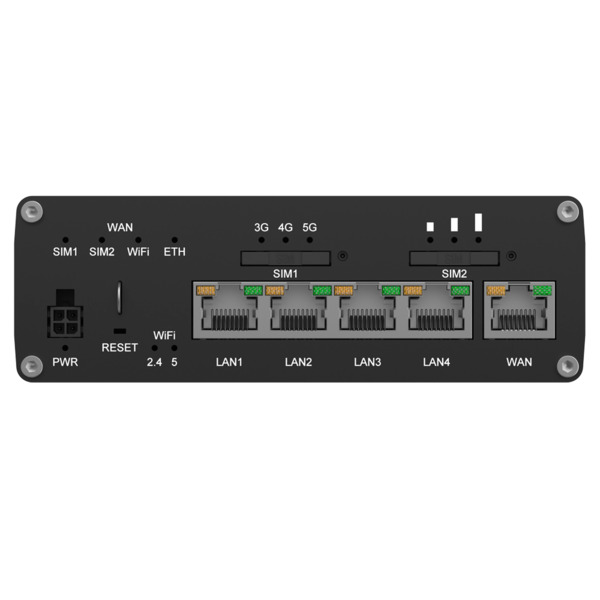 TELTONIKA TK-RUTC50 Teltonika Router 5G Industrial - 5G Sub-6Ghz SA/NSA  - Doble Módem Dual SIM  - Wi-Fi 6 - Posicionamiento GNS (5)