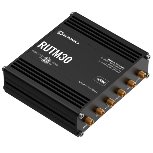 TELTONIKA TK-RUTM30 Teltonika Router 5G Industrial - 5G Sub-6Ghz SA/NSA  - Dual SIM  - Wi-Fi 5 - eSIM - 2 puertos Ethernet RJ45 (3)