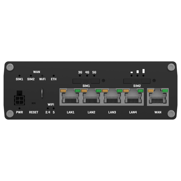 TELTONIKA TK-RUTM51 Teltonika Router Industrial 5G - 5G Sub-6Ghz SA/NSA Doble SIM - 5 puertos 10/100/1000Mbps - Hasta 2,6Gbps De (5)