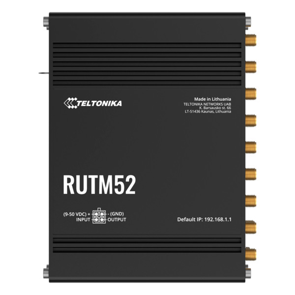 TELTONIKA TK-RUTM52 Teltonika Router Industrial 5G - Doble modem 5G Sub-6Ghz SA/NSA - 5 puertos 10/100/1000Mbps - Hasta  2.1/3.3 (1)