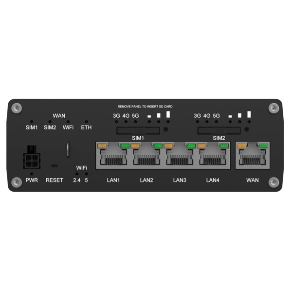 TELTONIKA TK-RUTM52 Teltonika Router Industrial 5G - Doble modem 5G Sub-6Ghz SA/NSA - 5 puertos 10/100/1000Mbps - Hasta  2.1/3.3 (5)