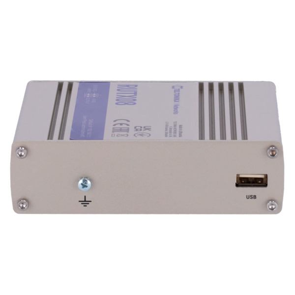 TELTONIKA TK-RUTX08 Teltonika Router Industrial - 4 puertos Ethernet RJ45 Gigabit - USB 2.0  - Entrada/Salida Digital - Carcasa (5)