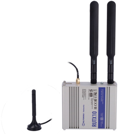 Comprar TELTONIKA TK-RUTX10 Teltonika Router Industrial - Wi-Fi 5 - Bluetooth LE 4.0 - 4 puertos Ethernet RJ45 Gigabit - USB 2.0  - Entrada/Salida Digital