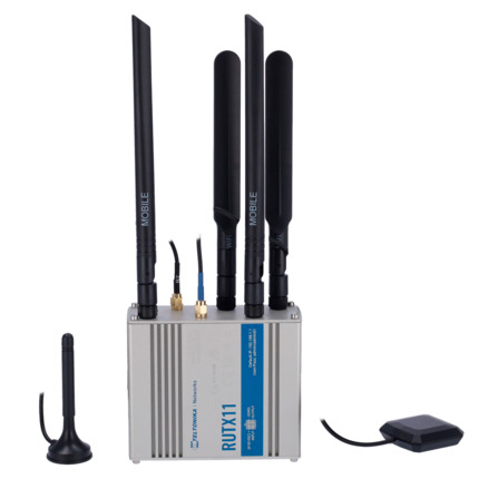 Comprar TELTONIKA TK-RUTX11 Teltonika Router 4G Industrial - Dual SIM 4G Cat 6 - Wi-Fi 5 - Bluetooth LE 4.0 - Posicionamiento GNSS - 4 puertos Ethernet RJ45 Gigabit