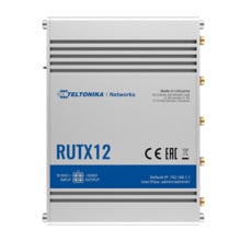 TELTONIKA TK-RUTX12 Teltonika Router 4G Industrial - Doble Módem 4G Cat 6 Dual SIM  - Wi-Fi 5 - Bluetooth LE 4.0 - Posicionamien