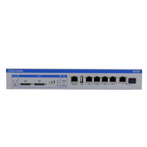 TELTONIKA TK-RUTXR1 Teltonika Router 4G Industrial - Dual SIM 4G Cat 6 - Wi-Fi 5 - 4 puertos Ethernet RJ45 Gigabit - Puerto SFP (1)