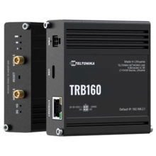 TELTONIKA TK-TRB160 Teltonika Gateway 4G Industrial - 4G Cat 4 / 3G / 2G - Puerto Ethernet RJ45 10/100/1000Mbps - Diseño Compact