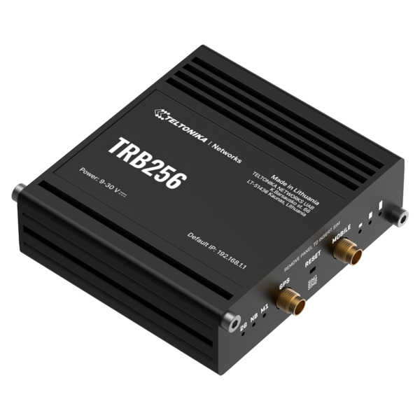 TELTONIKA TK-TRB256 Teltonika Gateway 4G Industrial - LTE Cat M1/Cat MB1, NB2/EGPRS  (no simultaneo) - Puerto RJ45 10/100Mbps - (5)