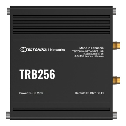 Comprar TELTONIKA TK-TRB256 Teltonika Gateway 4G Industrial - LTE Cat M1/Cat MB1, NB2/EGPRS  (no simultaneo) - Puerto RJ45 10/100Mbps - Puertos RS232 y RS485 - Dual SIM