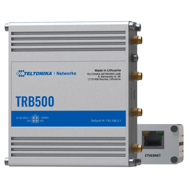 TELTONIKA TK-TRB500 Teltonika Gateway 5G Industrial - 5G Sub-6Ghz SA/NSA   - Compatible con 4G/3G - Puerto RJ45 10/100/1000Mbps (7)