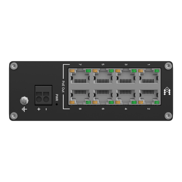 TELTONIKA TK-TSW040 Teltonika Switch PoE No gestionable Industrial - 8 puertos Ethernet RJ45 Fast Ethernet - 8 Puertos Ethernet (3)