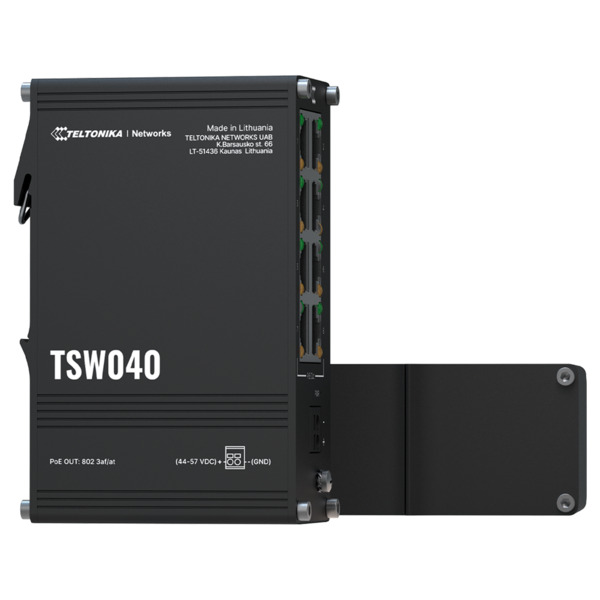 TELTONIKA TK-TSW040 Teltonika Switch PoE No gestionable Industrial - 8 puertos Ethernet RJ45 Fast Ethernet - 8 Puertos Ethernet (7)