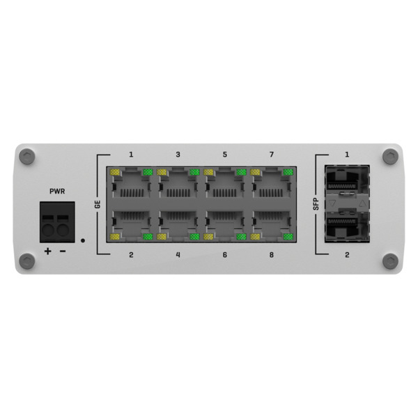 TELTONIKA TK-TSW210 Teltonika Switch No gestionable Industrial - 8 puertos Ethernet RJ45 Gigabit +2 SFP Gigabit - Rugerizado Car (5)