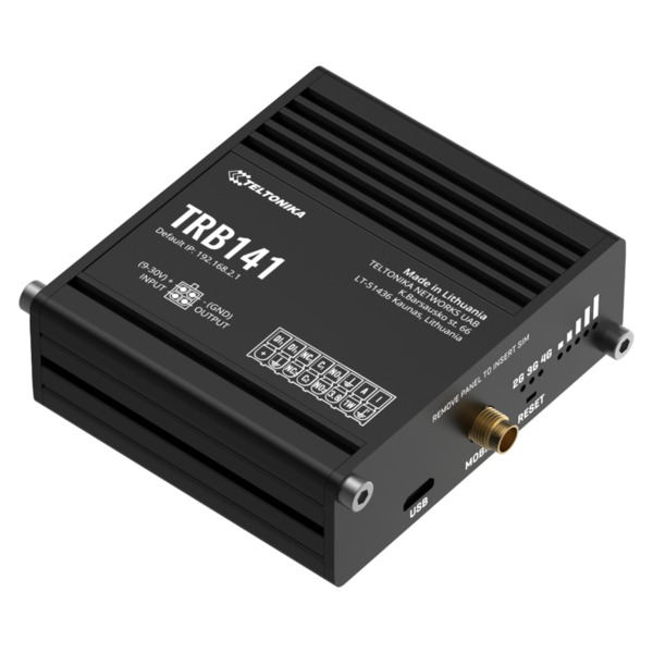 Teltonika TRB141 Gateway Teltonika Industrial 4G LTE 1xSIM Multiple I/O USB