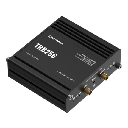 Comprar Teltonika TRB256 Gateway Teltonika Industrial 4G LTE(CatM1) 2xSIM 1xRJ45 RS485 RS232 GPS 3xDigital I/O
