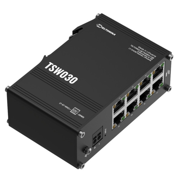 Teltonika TSW030 Switch Teltonika Industrial DIN 8p 10/100 No_Manejable