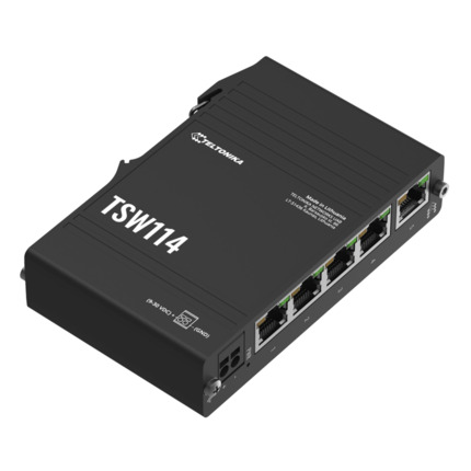 Comprar Teltonika TSW114 Switch Teltonika Industrial 5 puertos Gigabit No_Gestionable