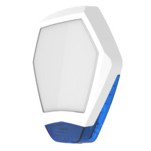 Texecom TEXE-24 WDB-0001 Cubierta frontal Odyssey X3 en color blanco/azul para base de sirena retroiluminada de exterior Odyssey