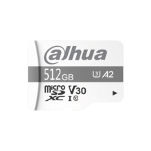 Tarjeta MicroSD Dahua de 512GB. Memoria de alta calidad y fabricación precisa. Alta velocidad y rendimiento estable. Alta compat