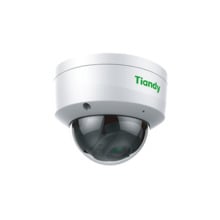 TIANDY TC-C32KS 2.8 Mini-domo IP 2Mpx, óptica fija 2.8 mm, IR 30 m, Starlight, WDR, SD, micrófono, IP66, IK10, solo PoE.