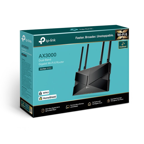 TP-Link Archer AX53 router inalámbrico Gigabit Ethernet Doble banda (2,4 GHz / 5 GHz) Negro (4)