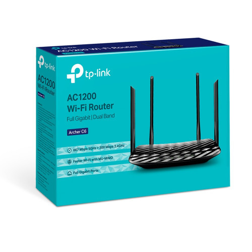 TP-LINK Archer C6 router inalámbrico Ethernet rápido Doble banda (2,4 GHz / 5 GHz) Blanco (4)