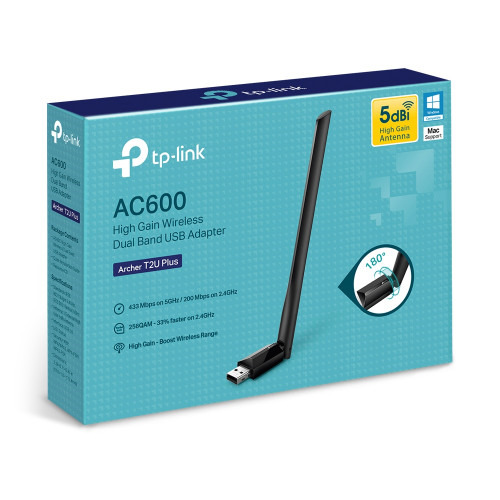 TP-LINK Archer T2U Plus WLAN 600 Mbit/s Interno (3)