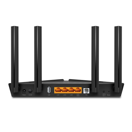 TP-Link AX1800 router inalámbrico Gigabit Ethernet Doble banda (2,4 GHz / 5 GHz) Negro (3)