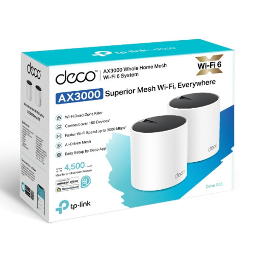 TP-Link AX3000 Doble banda (2,4 GHz / 5 GHz) Wi-Fi 6 (802.11ax) Blanco 3 Interno (8)