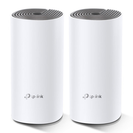 Comprar TP-LINK Deco E4 2-pack router inalámbrico Doble banda (2,4 GHz / 5 GHz) Ethernet rápido Blanco