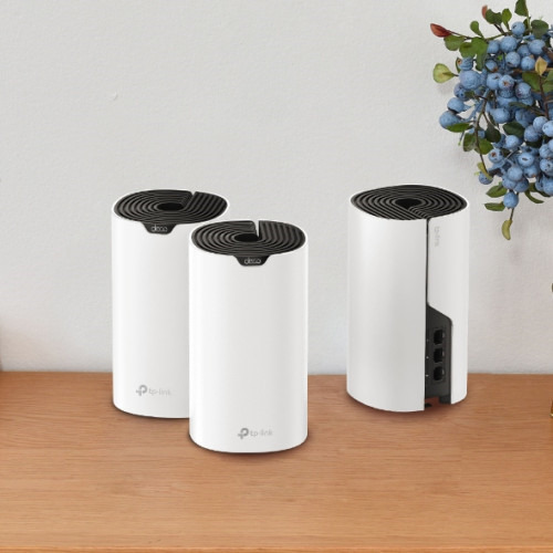 TP-Link Deco S7 (3-pack) Doble banda (2,4 GHz / 5 GHz) Wi-Fi 5 (802.11ac) Blanco, Negro Interno (3)