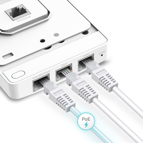 TP-LINK EAP235-Wall 1200 Mbit/s white Energía sobre Ethernet (PoE)) (3)