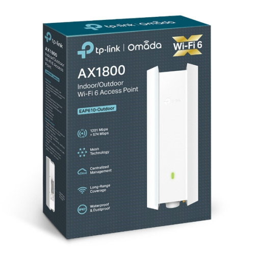 TP-LINK EAP610-OUTDOOR punto de acceso inalámbrico 1201 Mbit/s Blanco Energía sobre Ethernet (PoE) (5)